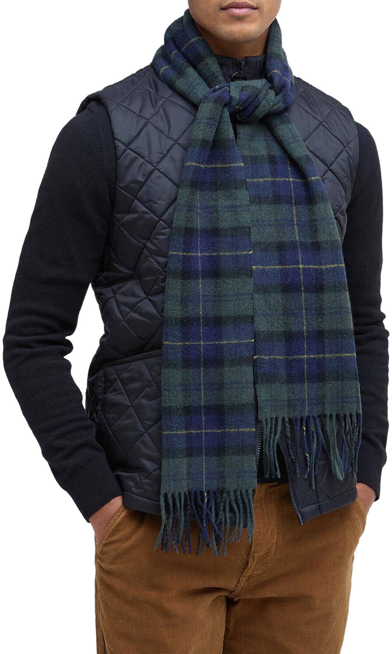 Barbour Scarfs Olive Night Groen