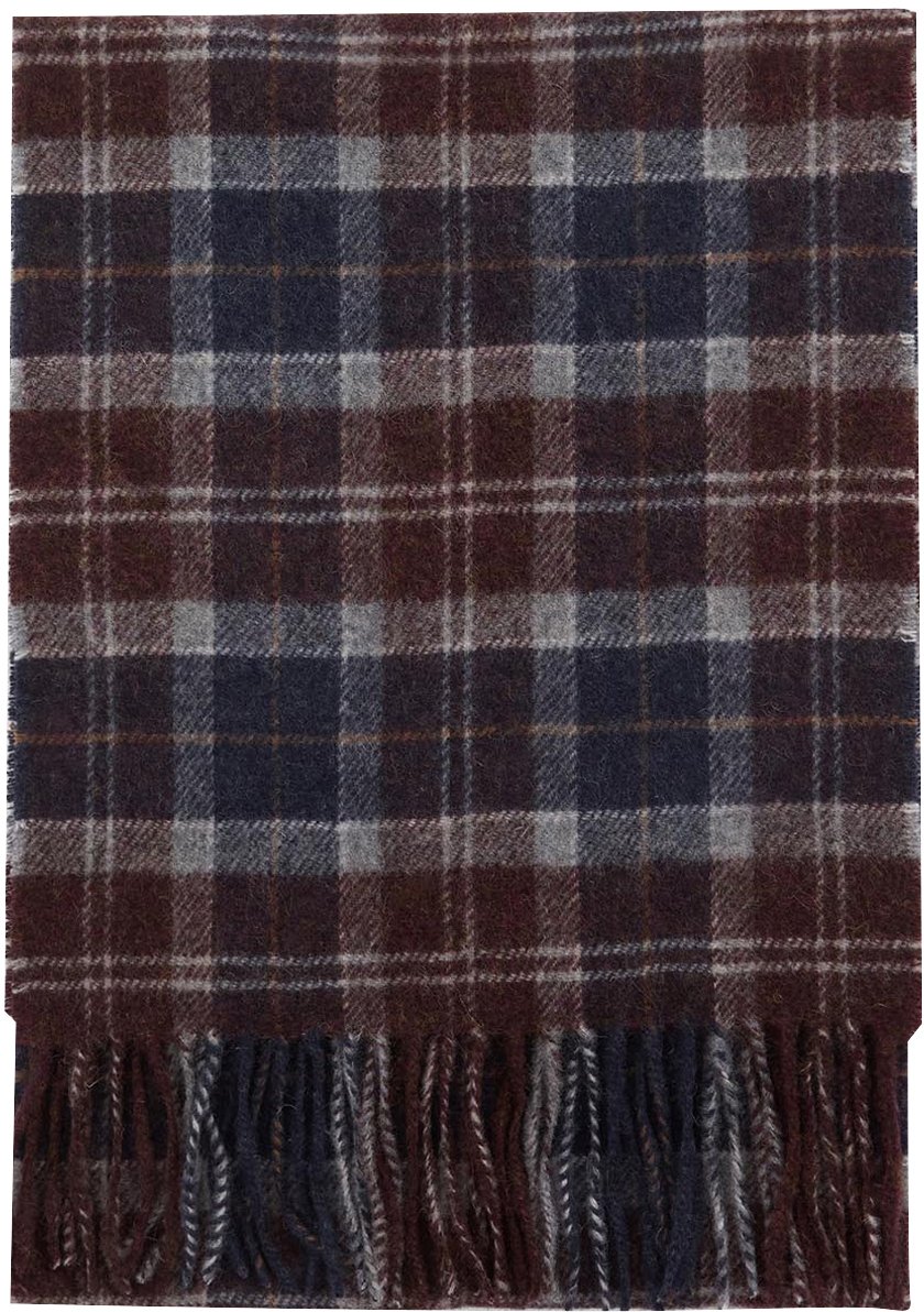 Barbour Scarfs Midnight Oak Tartan Navy