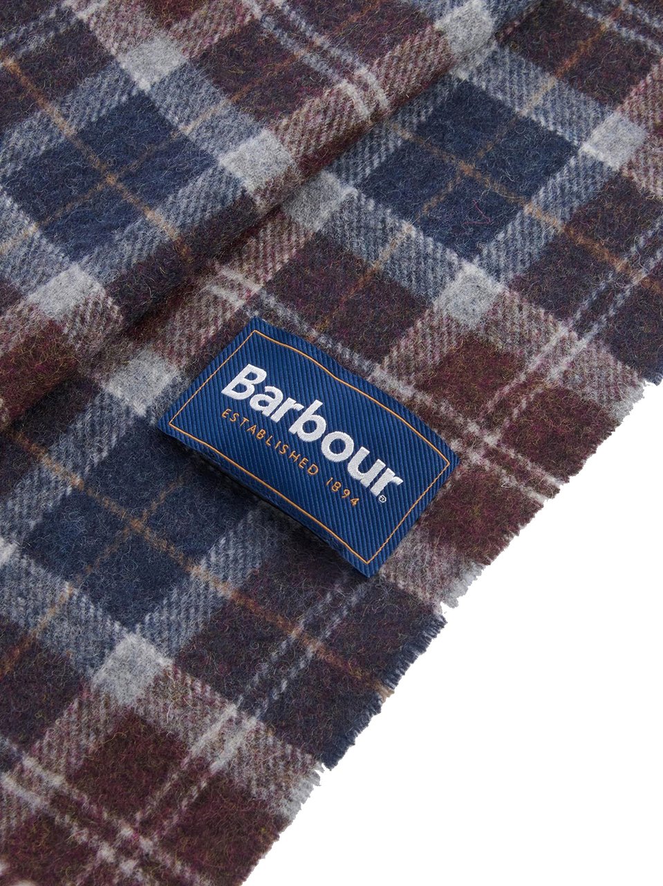 Barbour Scarfs Midnight Oak Tartan Navy