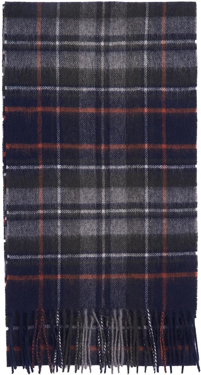 Barbour Scarfs Navydark Ginger Navy