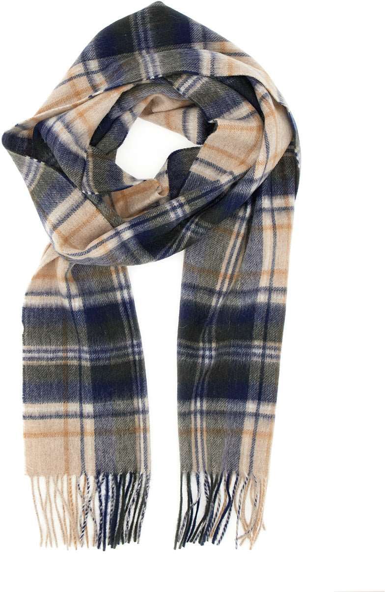 Barbour Scarfs Blue Navy