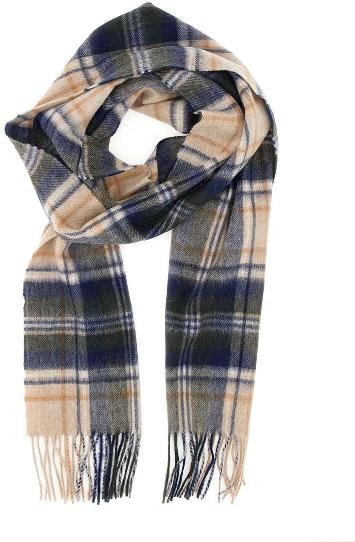 Barbour Scarfs Blue Navy