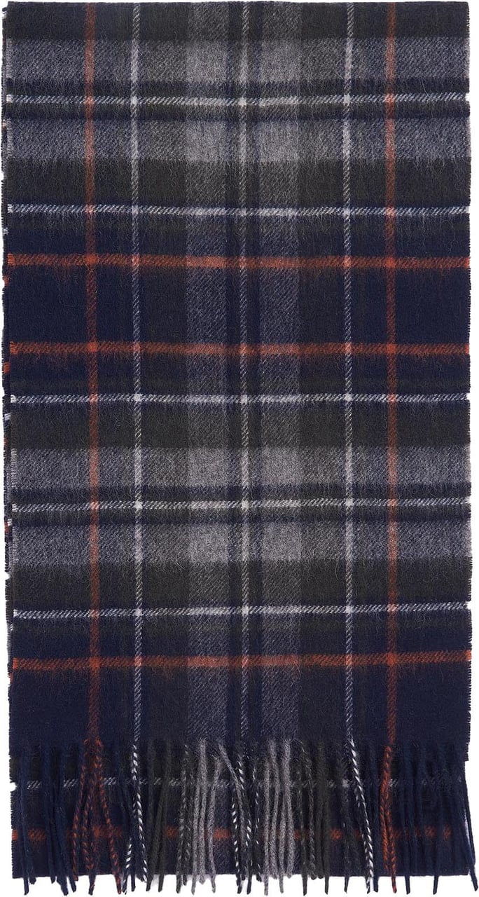 Barbour Scarfs Navy Dark Ginger Navy