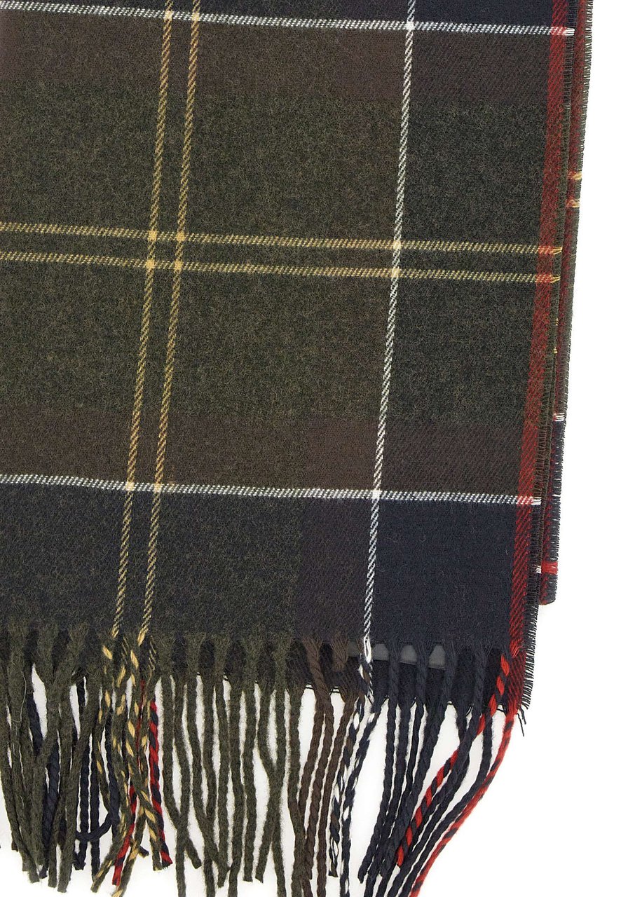 Barbour Scarfs Multicolor Donkergroen