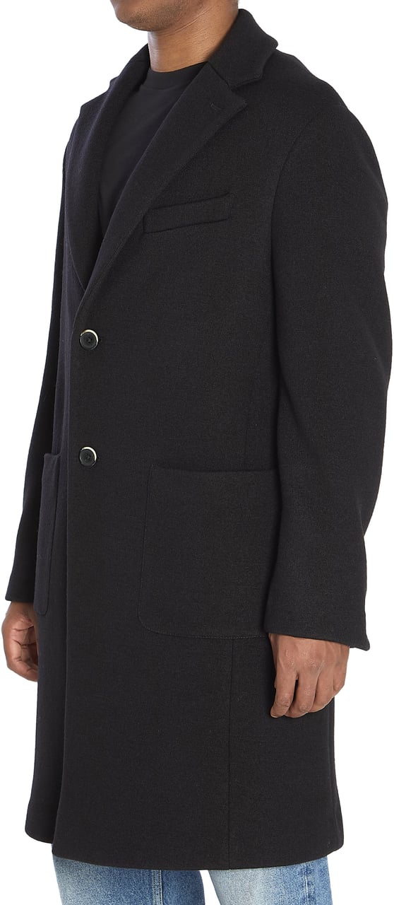 Barena Baron Lanoso winter coat Zwart