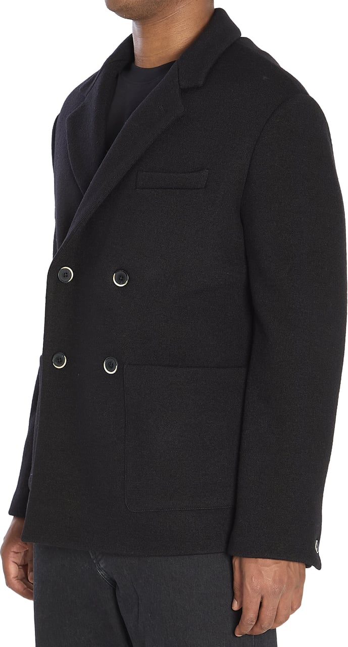 Barena Molena Lanoso winter coat Zwart