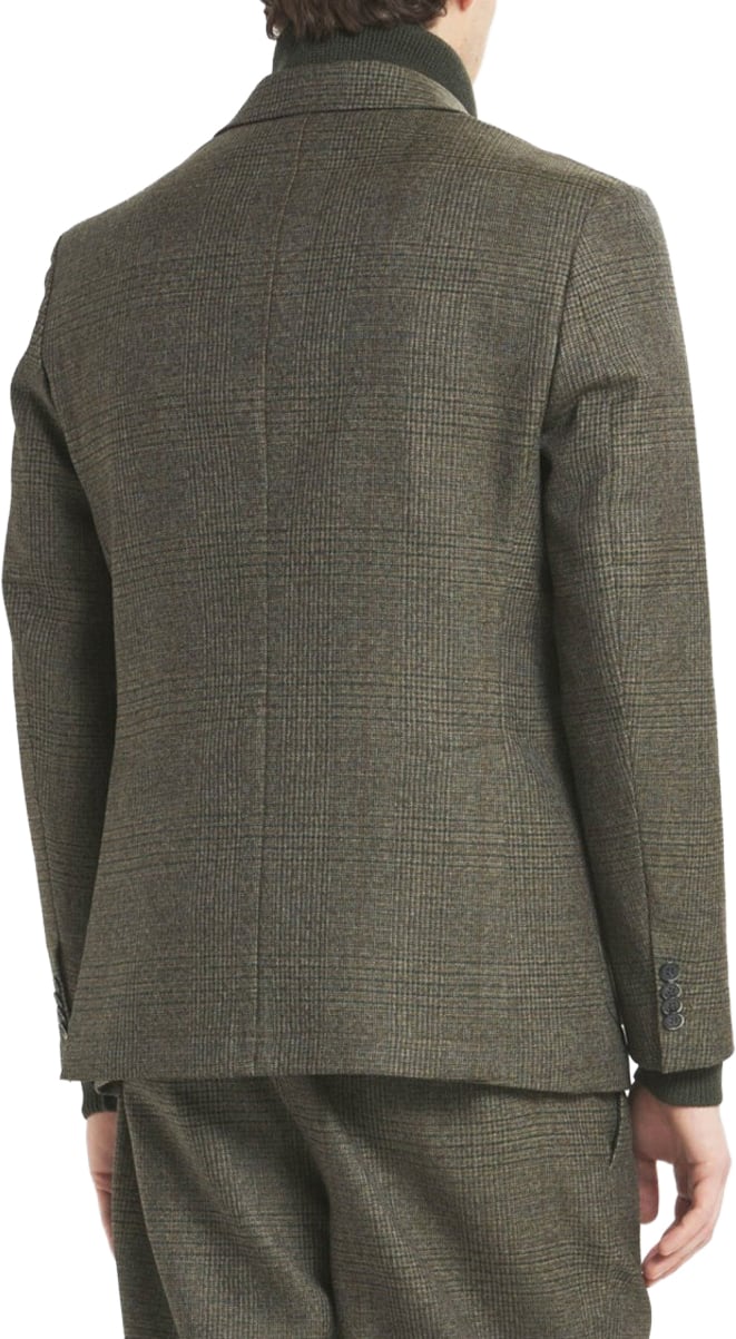 Barena Tailored Grey Wool Jacket Grijs