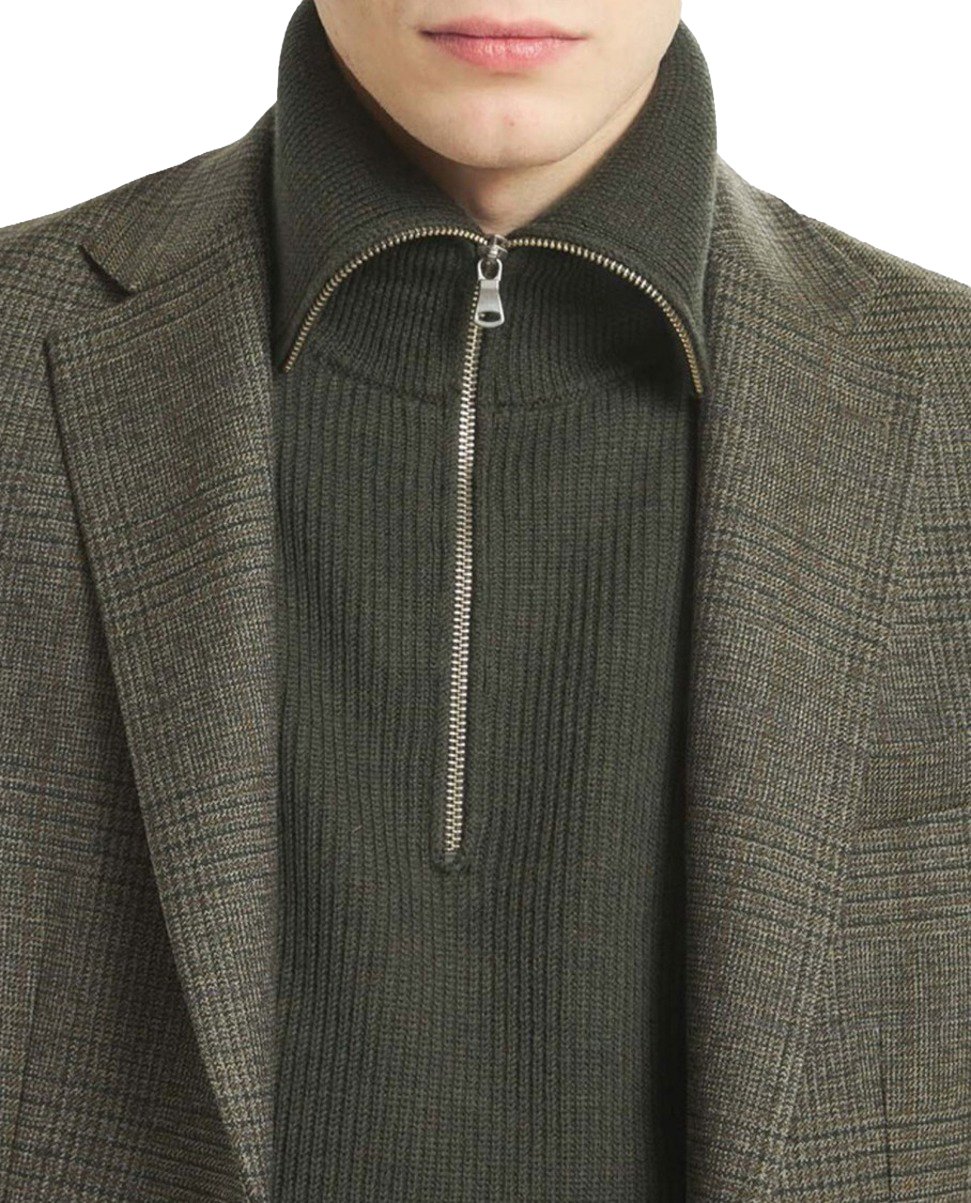 Barena Tailored Grey Wool Jacket Grijs