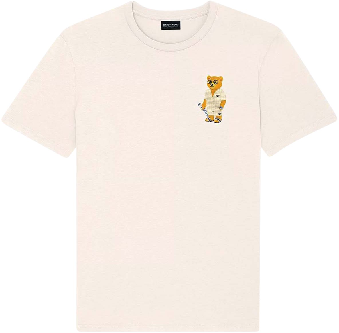 Baron Filou Embroidered Chestprint T-Shirt Filou CXIII. Wit
