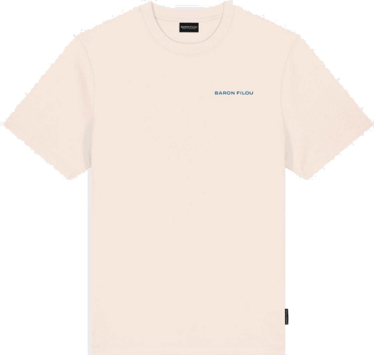 Baron Filou Baron Filou CXIII Mykonos Backprint T-shirt Beige Beige