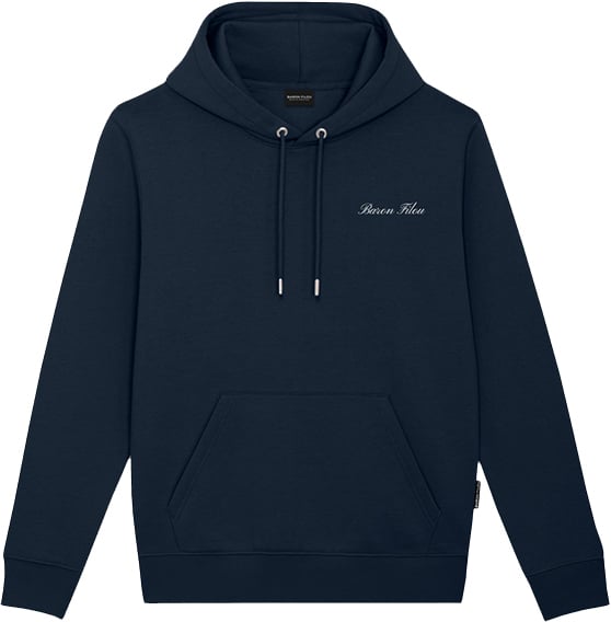 Baron Filou Baron Filou Cxlvi The First Class Flyer Backprint Hoodie Blauw