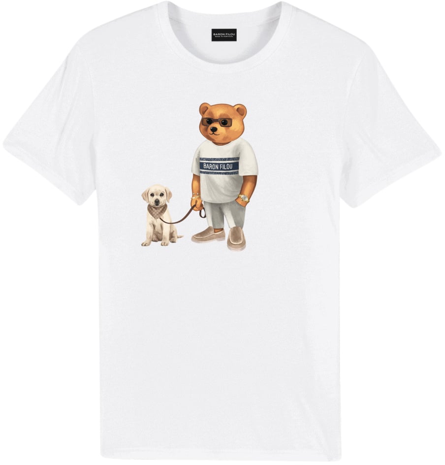 Baron Filou T-Shirt Filou CXXIV. Wit