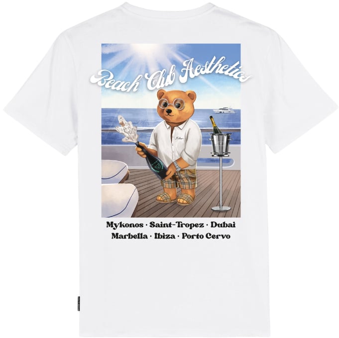 Baron Filou Baron Filou Poster Backprint The Champagne Splasher Wit