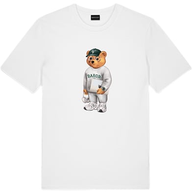 Baron Filou Baron Filou Cxlvii. The College Student T-Shirt Wit