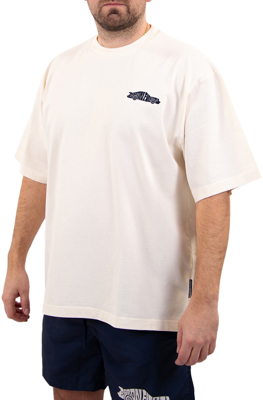 Baron Filou Baron Filou Oversized Backprint T-Shirt Valet Mode Beige