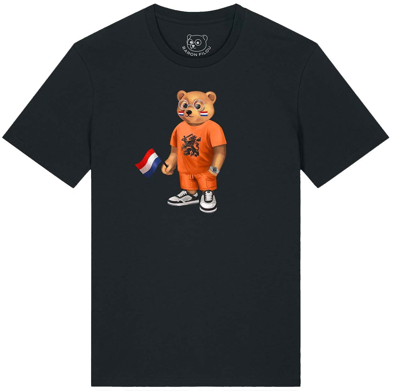 Baron Filou Organic T-Shirt Filou CLXI. Zwart