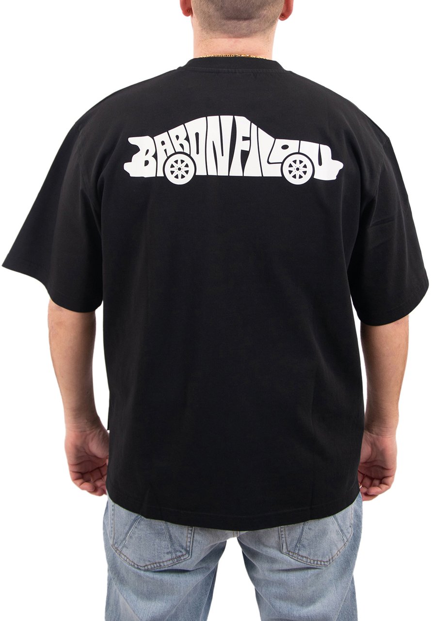Baron Filou Baron Filou Oversized Backprint T-Shirt Valet Mode Zwart