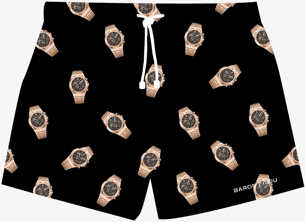 Baron Filou Heren Korte Broek Zwart