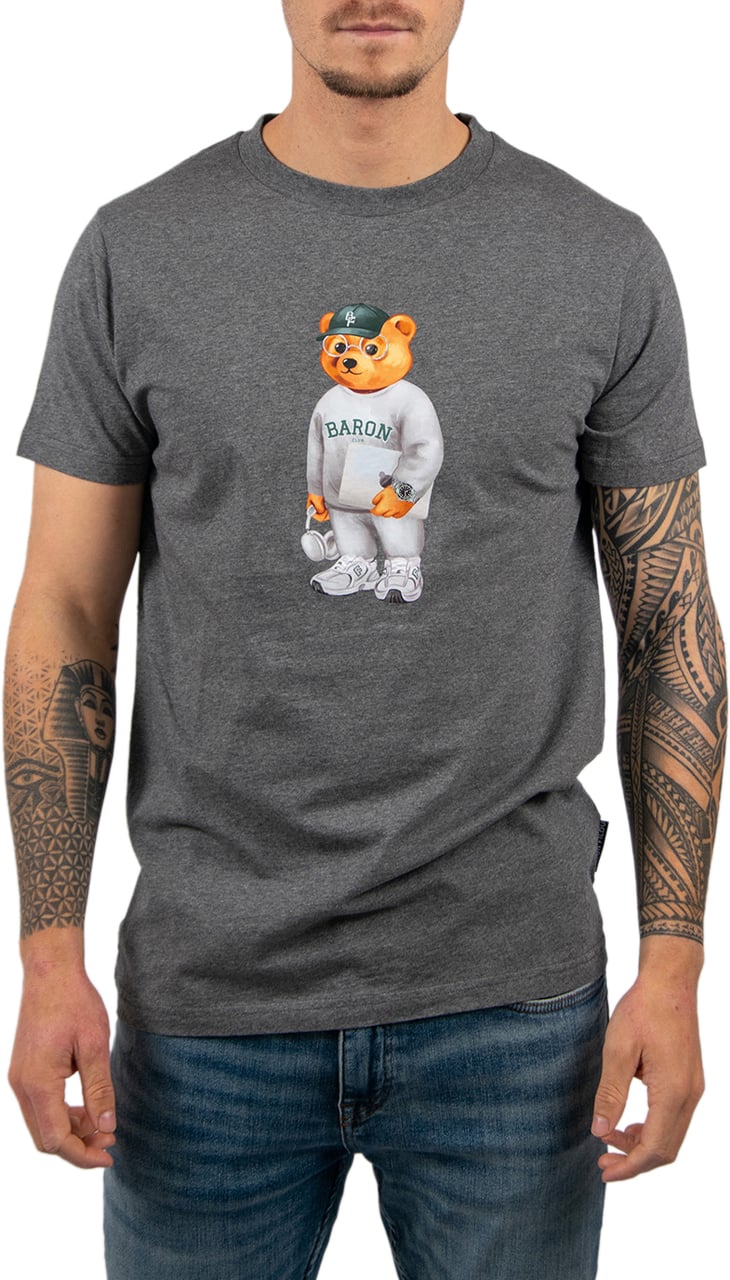 Baron Filou Cxlvii The College Student T-Shirt Grijs