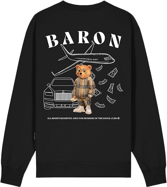 Baron Filou Baron Filou Cxlviii The Tracksuit Icon Sweater Zwart