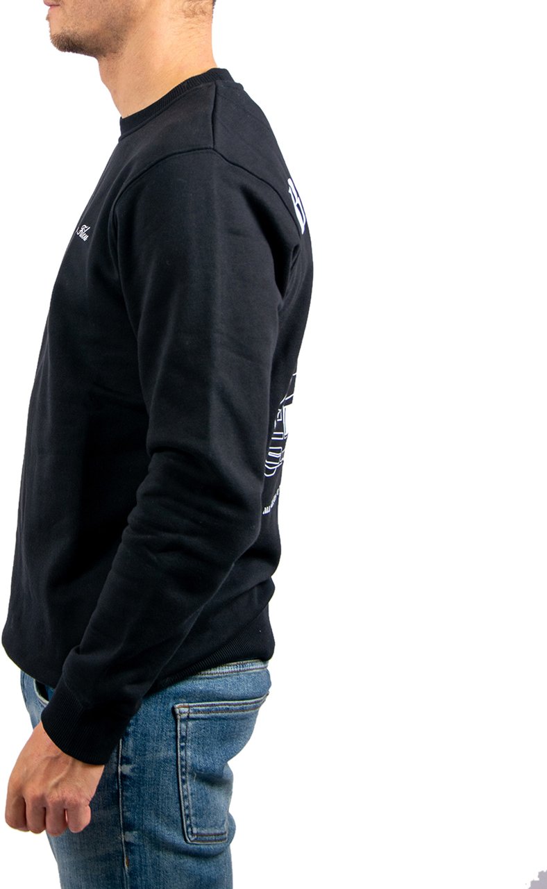 Baron Filou Cxlviii The Tracksuit Icon Sweater Zwart