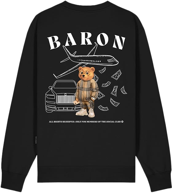 Baron Filou Cxlviii The Tracksuit Icon Sweater Zwart