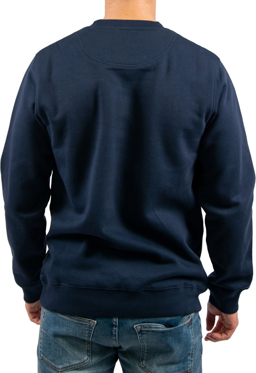 Baron Filou Baron Filou Chenille F Sweater Blauw