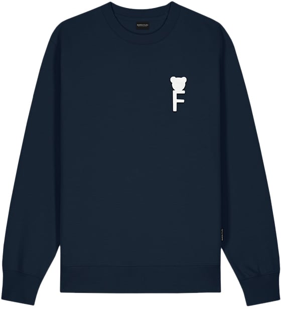Baron Filou Chenille F Sweater Blauw