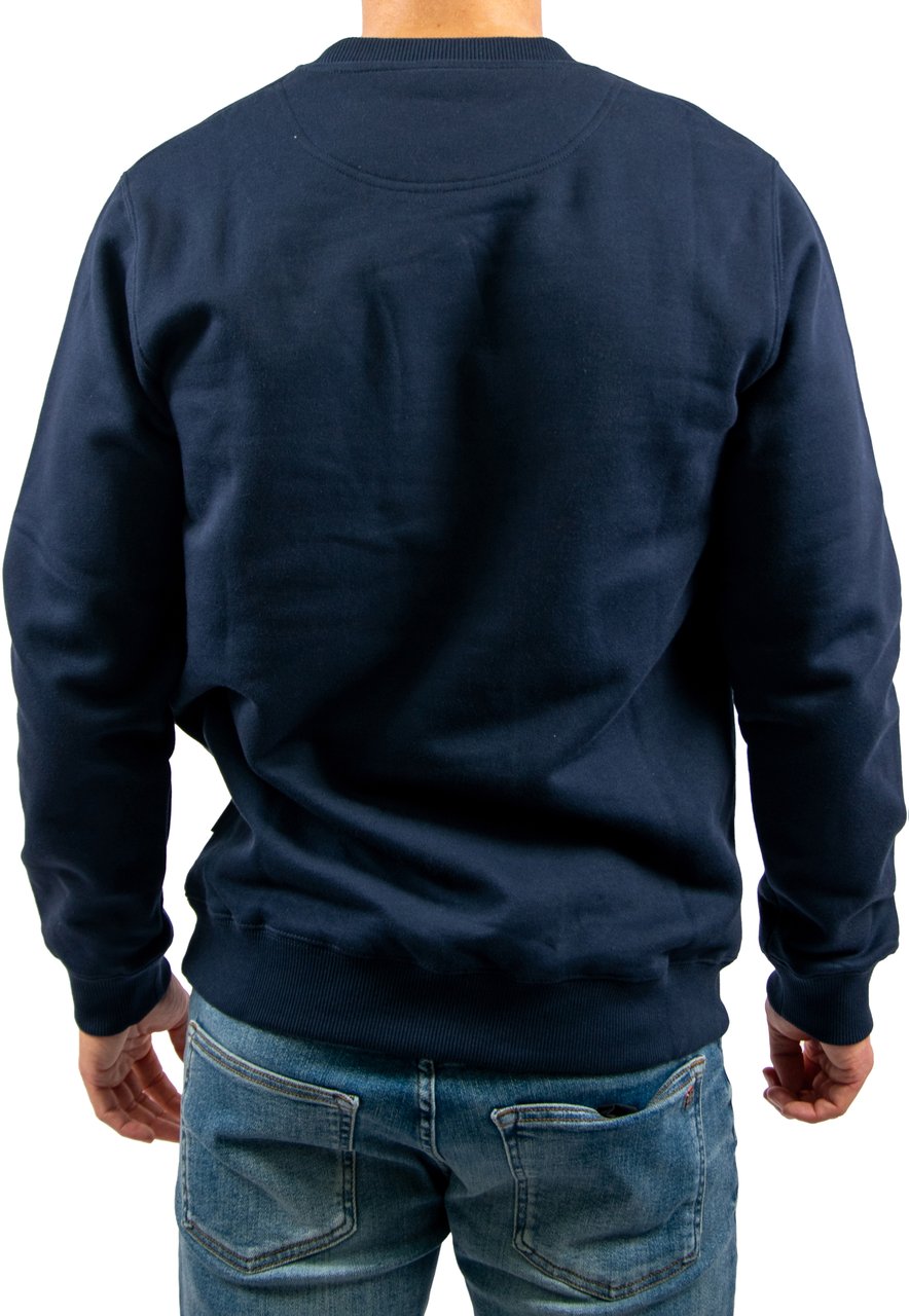 Baron Filou Baron Filou Cxlvi The First Class Flyer Pullover Baron's Social Club Blauw