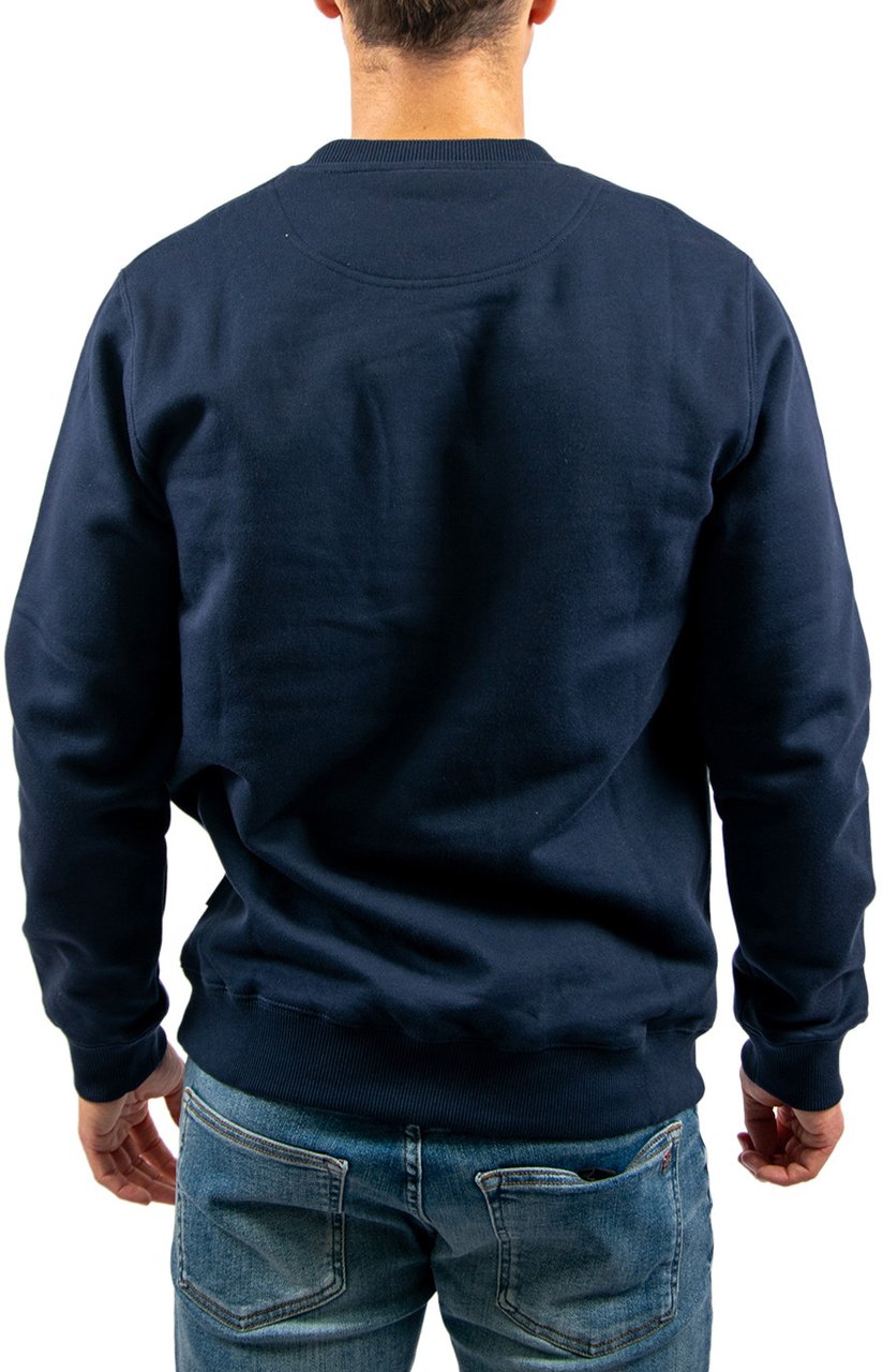 Baron Filou Baron Filou Cxlvi The First Class Flyer Pullover Baron's Social Club Sweater Blauw