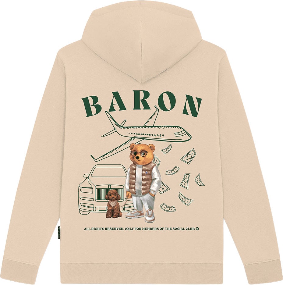 Baron Filou Hoodie Backprint Filou CL. BARON Beige