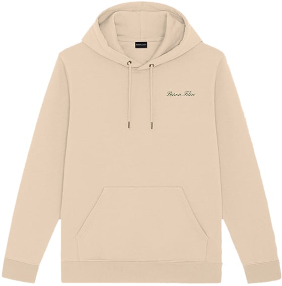 Baron Filou Baron Filou Cxlvi The First Class Flyer Backprint Hoodie Beige