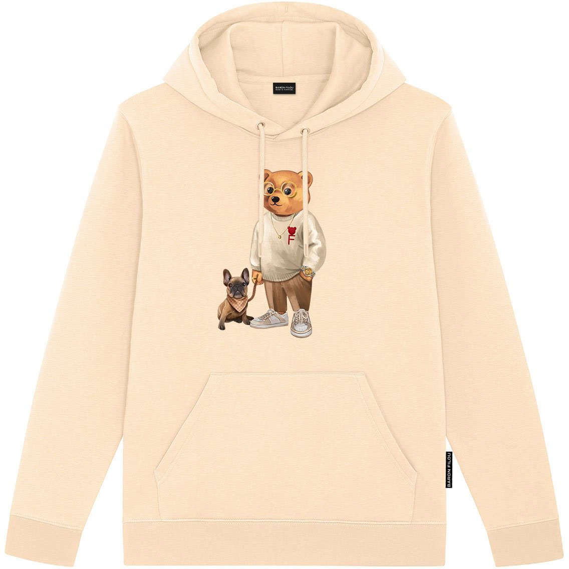 Baron Filou Organic Hoodie Filou LXXXVIII. Beige