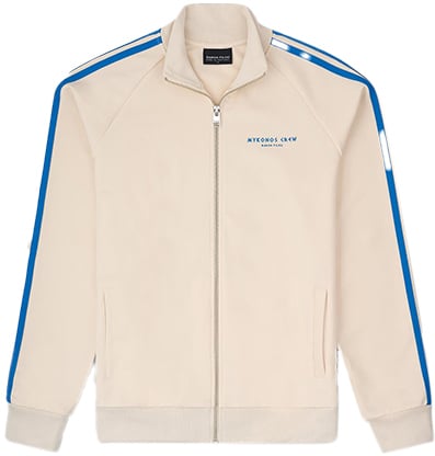 Baron Filou Tracksuits Jacket With Stripes Mykonos Crew Beige