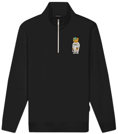Baron Filou Baron Filou The College Student Half-Zip Zwart