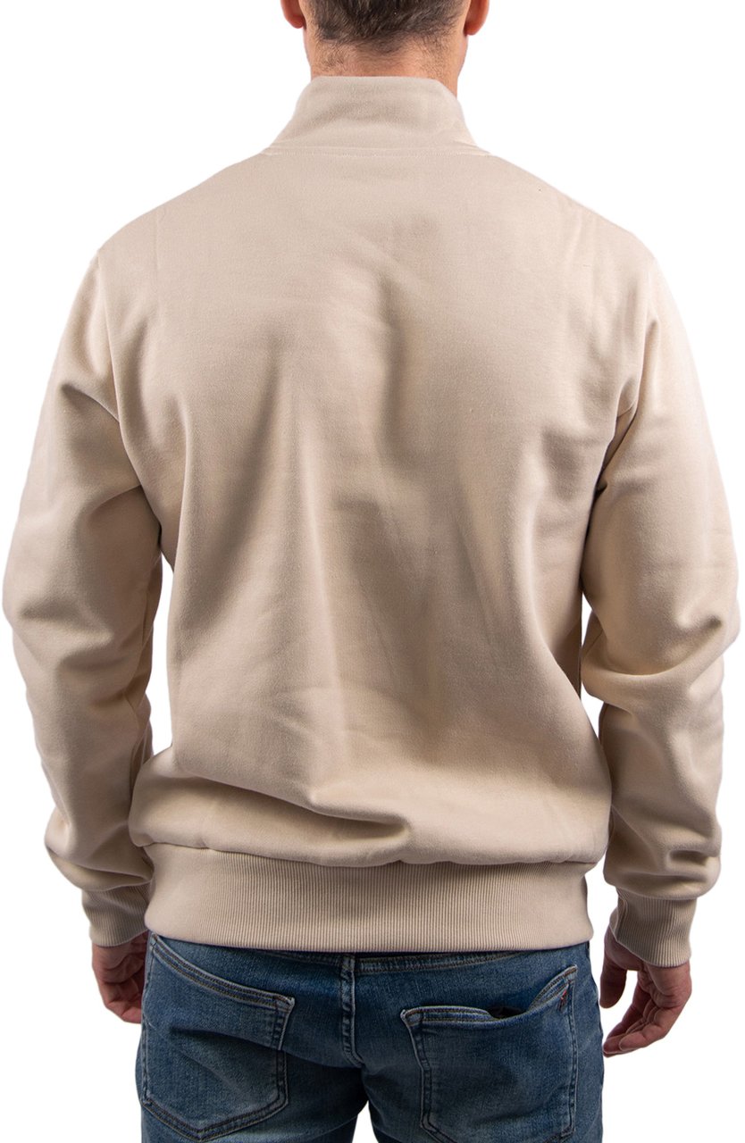 Baron Filou Baron Filou Chenille F Half-Zip Beige