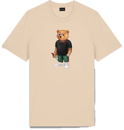 Baron Filou Baron Filou Cix. The Casual Sommelier T-Shirt Beige