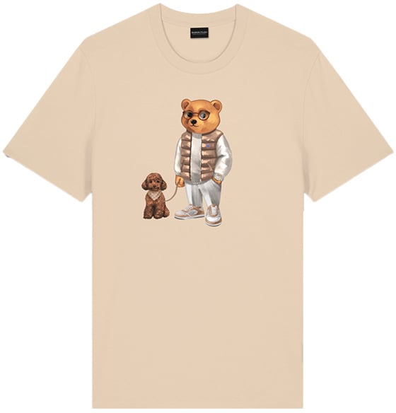 Baron Filou Baron Filou CL The Cozy Companion T-Shirt Beige