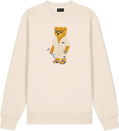 Baron Filou CXIII Embroidered Sweater Beige