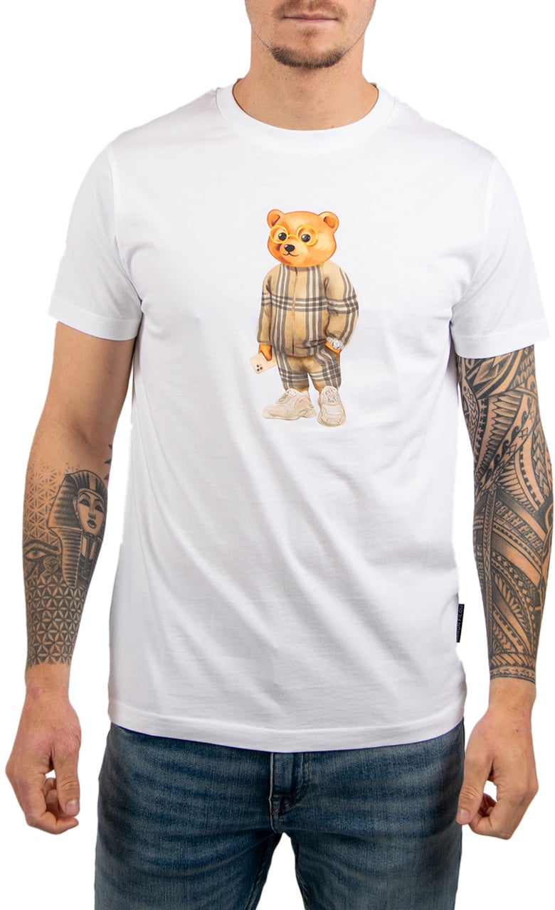 Baron Filou Cxlviii The Tracksuit Icon T-Shirt Wit