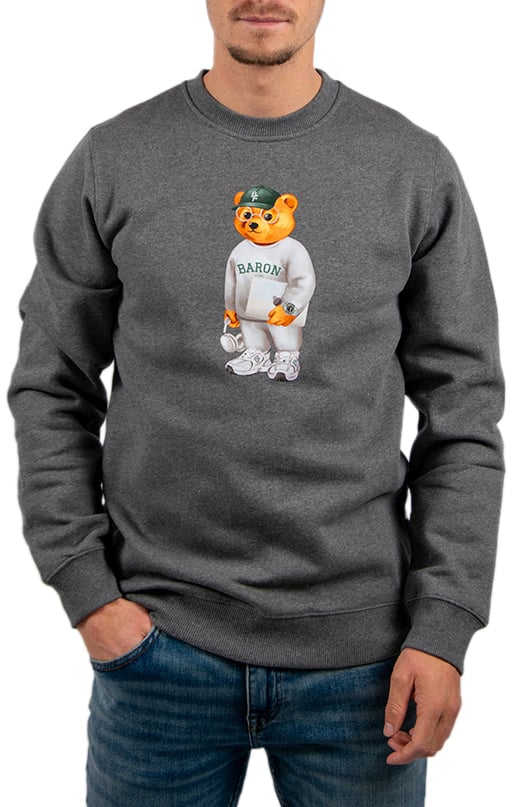 Baron Filou Baron Filou Cxlvii The College Student Sweater Grijs