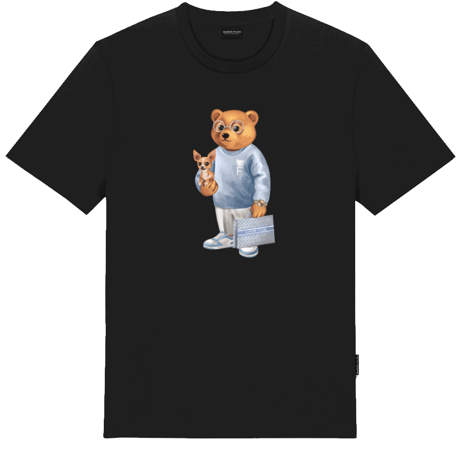 Baron Filou T-Shirt Filou CXLIX. Zwart