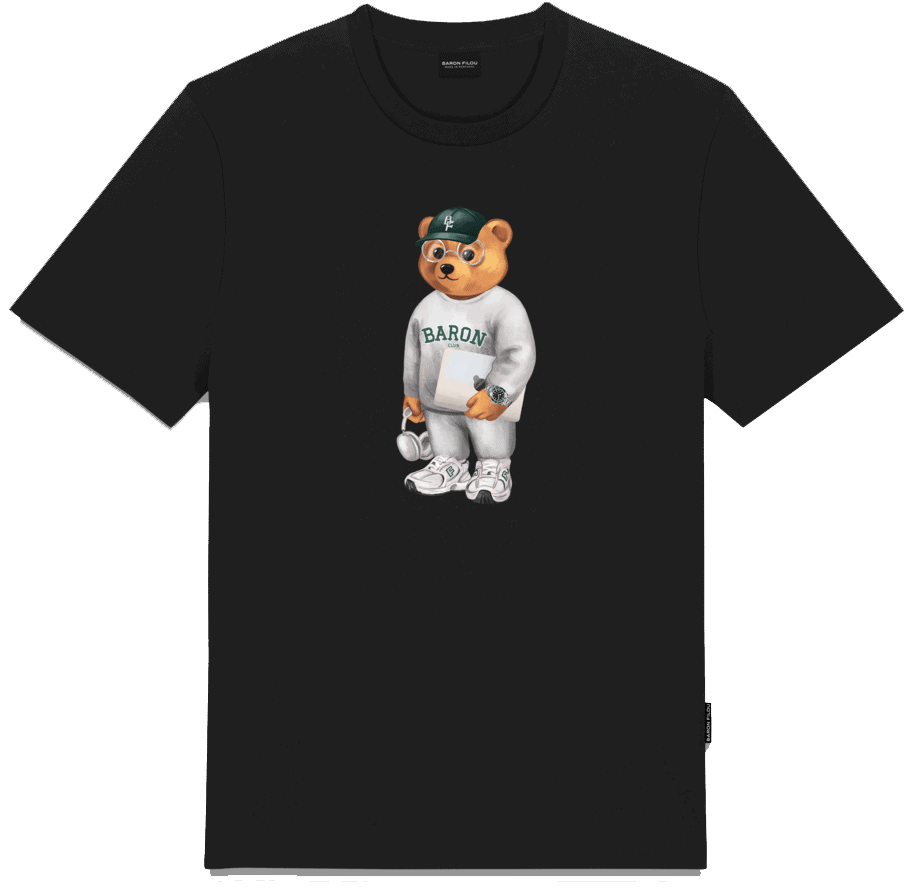Baron Filou T-Shirt Filou CXLVII. Zwart