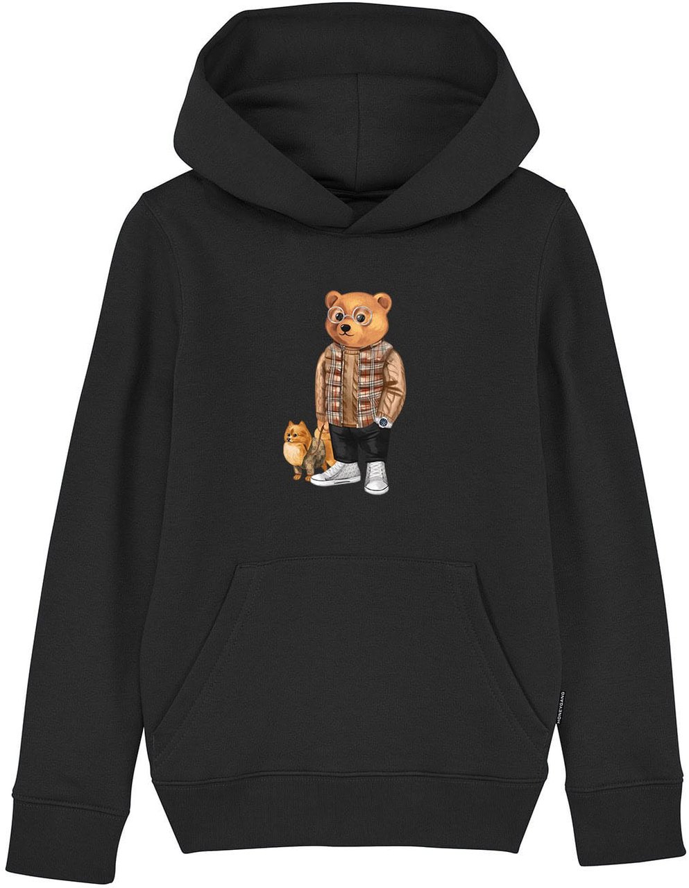 Baron Filou Honeygang Hoodie LXXXVII. Zwart