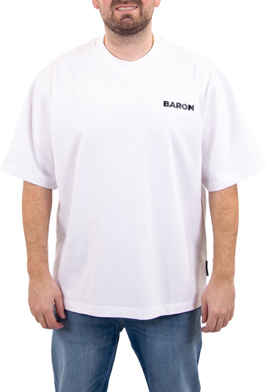 Baron Filou Oversized Backprint T-Shirt Baron Beach Bill Wit