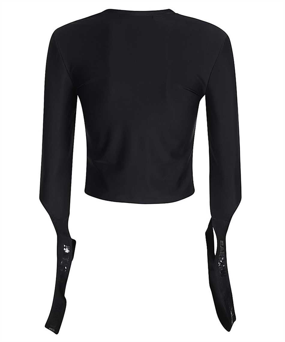 Barrow Technical fabric crop top Zwart