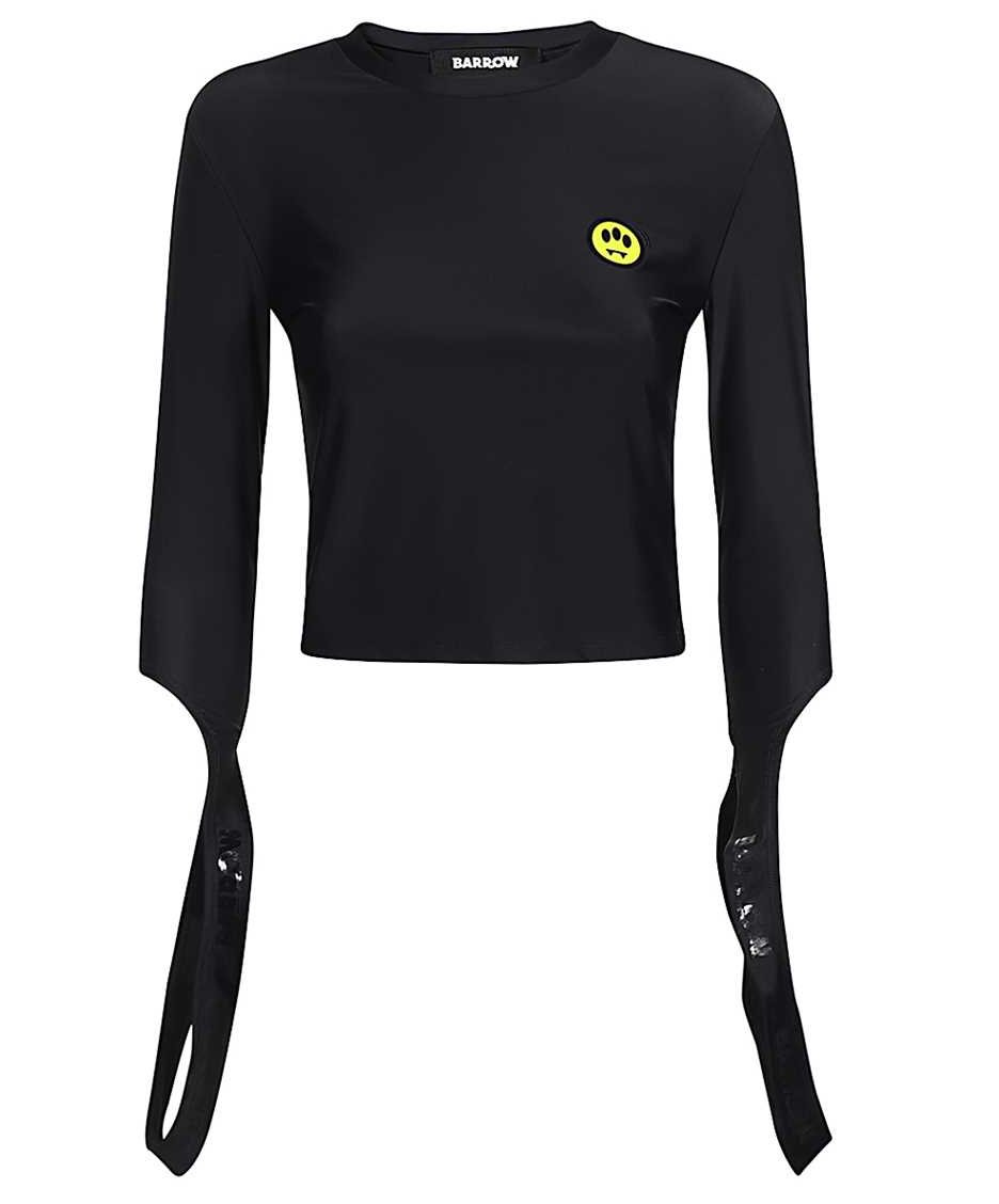 Barrow Technical fabric crop top Zwart