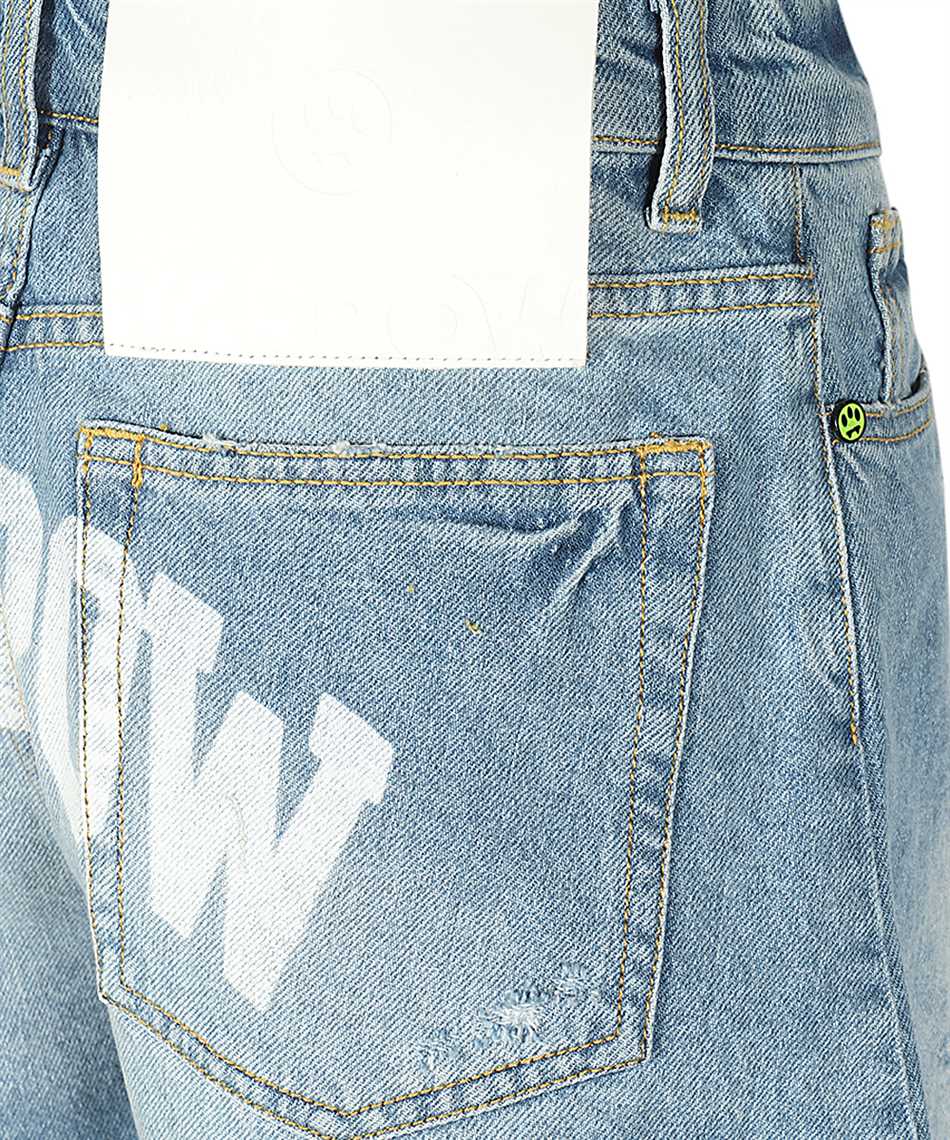 Barrow Denim shorts Blauw