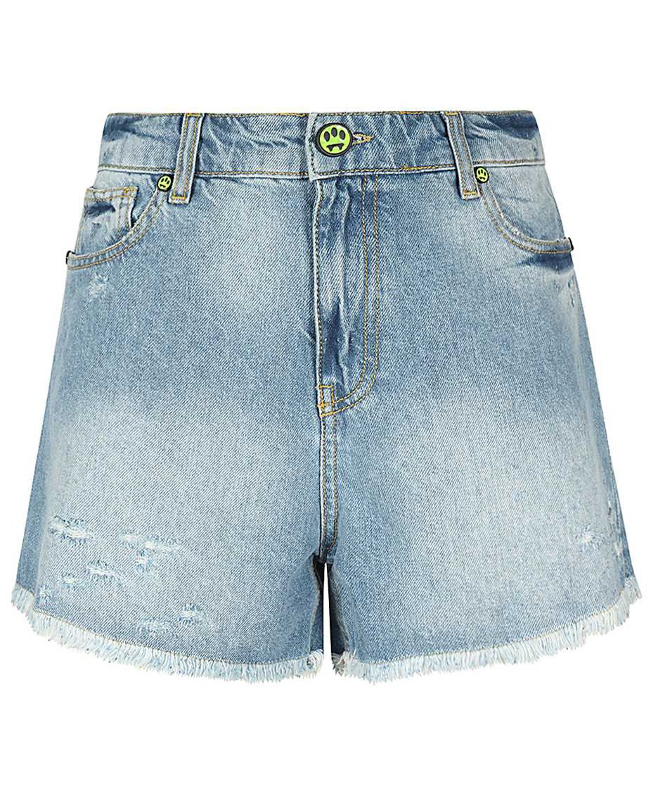Barrow Denim shorts Blauw
