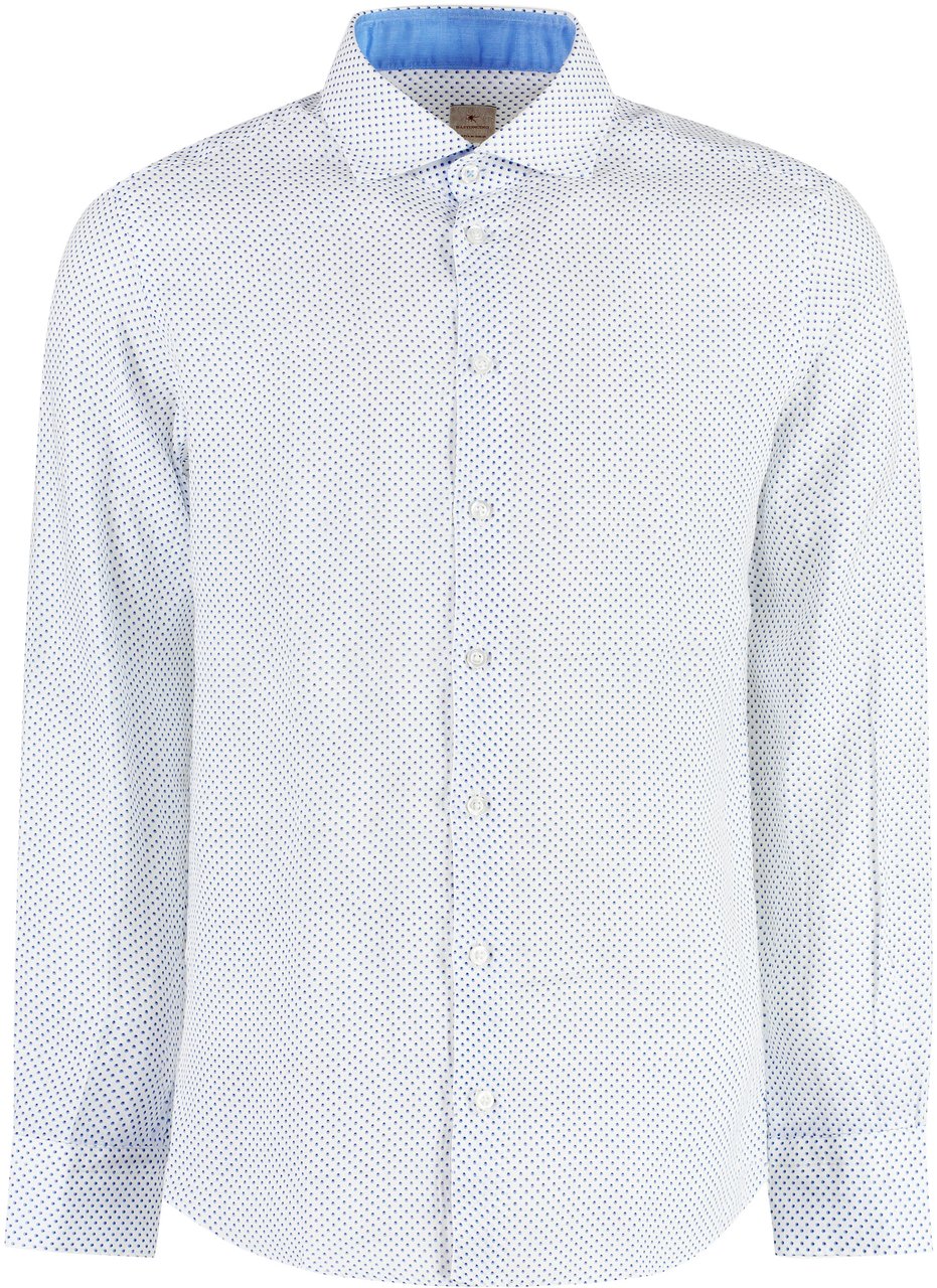 Bastoncino Printed cotton shirt Wit